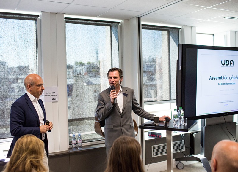 Assemblée générale de l’UDA le 29 juin 2018 entre 11h à 13h à Paris. Photo Emeric Fohlen. Assemblée générale de l’UDA le 29 juin 2018 entre 11h à 13h à Paris. Photo Emeric Fohlen.
