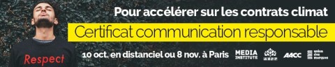 Certificat communication responsable - PRESENTIEL