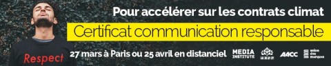 Certificat communication responsable - Media Institute